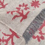 Handwoven Flatweave Dhurrie Wool Jute Kilim Rug - Image 3