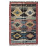 Eco Luxury Wool & Jute Kilim Rugs - Image 2