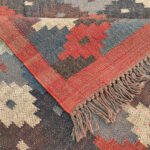 Premium Handmade Wool & Jute Dhurrie Rugs - Image 3