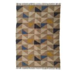 Organic Style Wool & Jute Dhurrie Rugs - Image 2