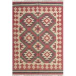 Handmade Kilim Wool Jute Rug for Bedroom Floor Decor - Image 2