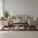 Kilim Wool Jute Rug Handmade, Traditional Flatweave Area Rug