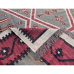 Wool Jute Kilim Rug Handmade, Cozy Living Room Area Rug - Image 3