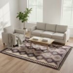 Handmade Kilim Wool Jute Rug, Natural Fiber Flatweave Area Rug