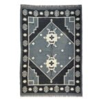 Handmade Kilim Wool Jute Rug, Natural Flatweave Interior Rug - Image 2