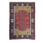 Kilim Wool Jute Rug Handmade, Eco Natural Flatweave - Image 2