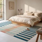 Premium Handmade Wool & Cotton Dhurrie Rug – Custom Indian Flatweave