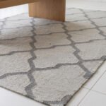 Modern Wool Grey Dhurrie Rug | Handmade Flatweave with Timeless Neutral Style - Image 2