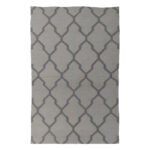 Modern Wool Grey Dhurrie Rug | Handmade Flatweave with Timeless Neutral Style - Image 4