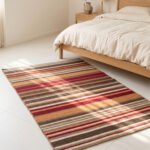 Handwoven Wool Rug Multi Color | Handmade Contemporary Home Carpet