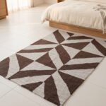 Handmade Wool Dhurrie Rug Brown | Elegant Flatweave Carpet - Image 2
