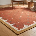 Handmade Brown Wool Rug | Cozy Home Decor - Image 2