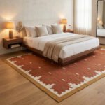 Handmade Brown Wool Rug | Cozy Home Decor - Image 3