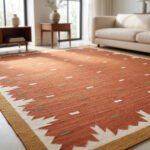 Handmade Brown Wool Rug | Cozy Home Decor