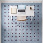 Handmade Wool Dhurrie Blue | Warm Minimalist Flatweave for Any Interior - Image 3