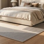 Handmade Modern Grey & Brown Wool Dhurrie Rug | Minimalist Flatweave Home Decor - Image 3