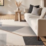 Handwoven Grey Wool Carpet | Modern Flatweave Dhurrie Rug for Any Room - Image 3