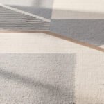Handwoven Grey Wool Carpet | Modern Flatweave Dhurrie Rug for Any Room - Image 4