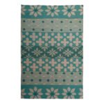 Handwoven Wool Rug Green | Premium Handmade Area Rug - Image 3