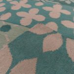 Handwoven Wool Rug Green | Premium Handmade Area Rug - Image 4