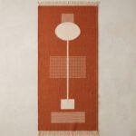 Modern Brown Wool Dhurrie Rug | Handmade Flatweave Area Rug | Neutral Home Decor - Image 4