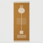Handwoven Wool Yellow Dhurrie Rug | Handmade Contemporary Flatweave Carpet - Image 4