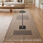 Modern Handmade Wool Grey Dhurrie Rug | Flatweave Area Rug - Image 3