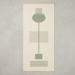 Handwoven Lite Green Wool Dhurrie Rug | Modern Handmade Flatweave Area Rug for Home - Image 4