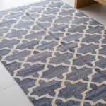 Handmade Wool Dhurrie Rug Grey | Elegant Flatweave Carpet - Image 3