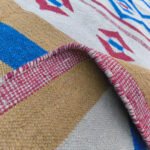 Handwoven Wool Multi Color Dhurrie Rug | Quiet Luxury Flatweave for Modern Spaces - Image 4