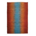 Handwoven Wool Rug Multi color | Elegant Modern Home Area Carpet - Image 4