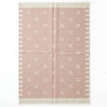 Handwoven Wool Dhurrie Rug Pink | Quiet Luxury Flatweave for Modern Spaces - Image 5