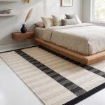 Modern Handwoven Wool Rug Grey & Black | Neutral Flatweave Home Carpet - Image 3