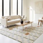 Handmade Wool Dhurrie Green & Brown | Contemporary Rug for Calm and Modern Interiors - Image 2
