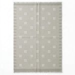 Handwoven Wool Flatweave Rug Grey | Modern Neutral Area Rug for Home - Image 2