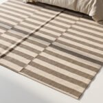 Modern Wool Flatweave Rug Beige & Brown | Neutral Handmade Area Rug - Image 2