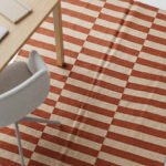Handwoven Wool Area Rug Brown | Handmade Neutral Home Decor - Image 2