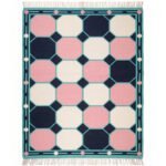 Sophisticated Modern Cotton Rug Multicolor | Handcrafted Geometric Design for Contemporary Interiors - Image 5
