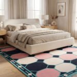 Sophisticated Modern Cotton Rug Multicolor | Handcrafted Geometric Design for Contemporary Interiors - Image 2