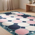 Sophisticated Modern Cotton Rug Multicolor | Handcrafted Geometric Design for Contemporary Interiors - Image 4