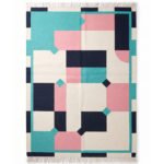 Premium Abstract Cotton Rug | Multicolor Artisan Handcrafted Area Rug for Contemporary Home Decor - Image 5