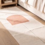 Boho Handmade Cotton Runner 2.5x8 ft –  Beige & Brown Natural Woven Texture & Contemporary Elegance