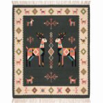 Artisan Traditional Cotton Rug | Handmade Handwoven Multicolor Floor Rug for Classic Home Interiors - Image 5