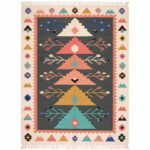 Rustic Heritage Cotton Rug | Handcrafted Classic Design for Living Room and Bedroom Decor - Image 5