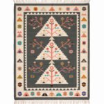 Timeless Artisan Cotton Rug | Multicolor Traditional Handwoven Pattern for Sophisticated Home Styling - Image 2