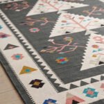 Timeless Artisan Cotton Rug | Multicolor Traditional Handwoven Pattern for Sophisticated Home Styling - Image 4