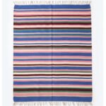 Contemporary Handcrafted Cotton Rug | Multicolor Stylish Linear Stripes for Modern Home Interiors - Image 5