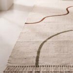 Handmade Cotton Runner Rug 2x6 ft – Beige Natural Woven Texture with Contemporary Aesthetic - Image 5