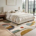 Artisan Abstract Cotton Rug | Handcrafted Contemporary Multicolor Design for Luxury Home Interiors - Image 2