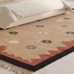 Aesthetic Modern Cotton Rug | Artisan Handcrafted Brown Area Rug for Elegant Home Interiors - Image 4
